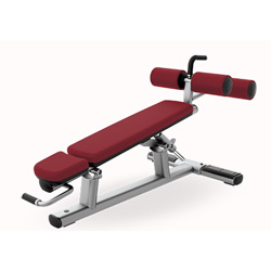 可調(diào)式下斜推舉/腹肌練習(xí)椅